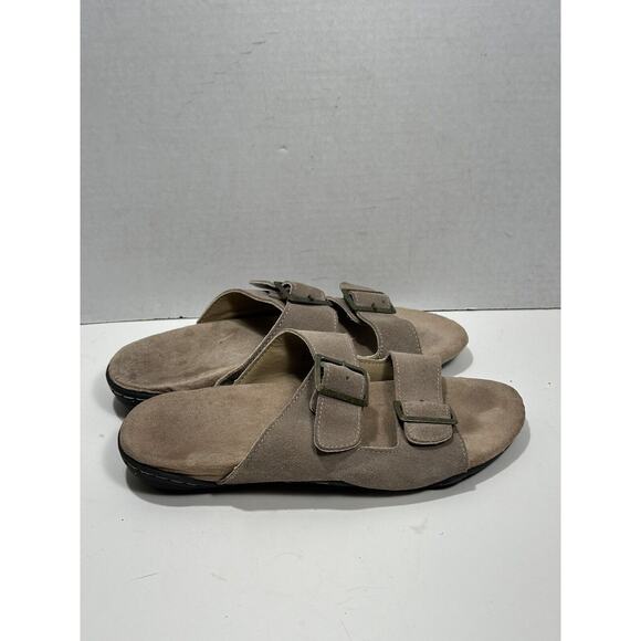 J-41 Adventure On Pingree Women 8 M Slice Double Strap Buckle‎ Beige Kj15pge54 - Picture 3 of 6